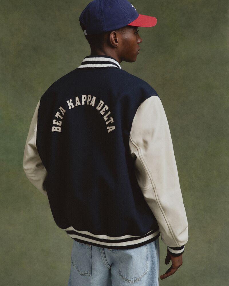 GANT Leather Mix Varsity Jacket/Jakna 7006508