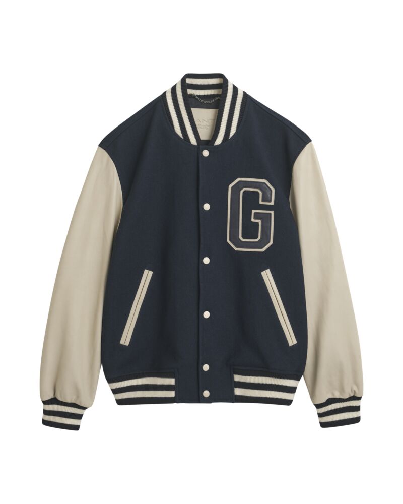 GANT Leather Mix Varsity Jacket/Jakna 7006508