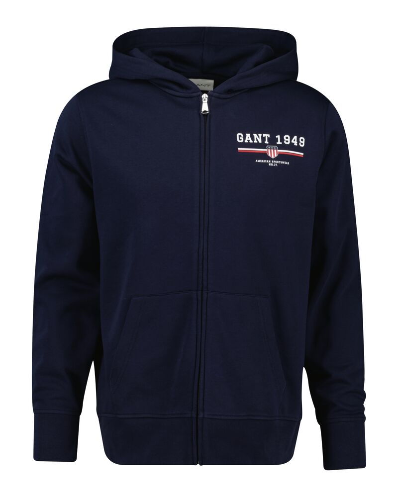 GANT Graphic Full Zip Hoodie/Duks 2067041
