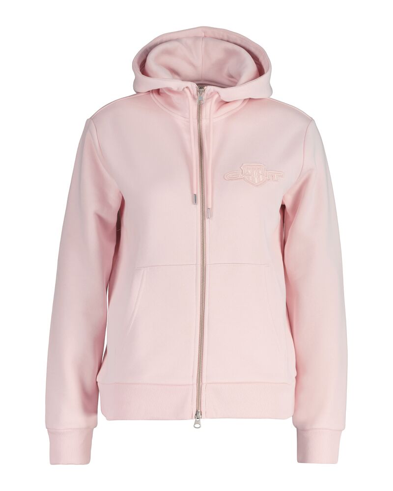 GANT Reg Tonal Shield Zip Hoodie/Duks 4202588