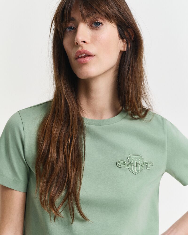GANT Reg Tonal Shield Ss T-Shirt/Majica 4202589