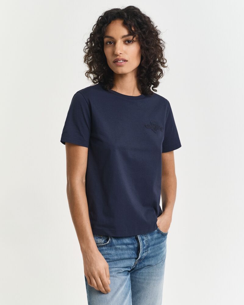 GANT Reg Tonal Shield Ss T-Shirt/Majica 4202589
