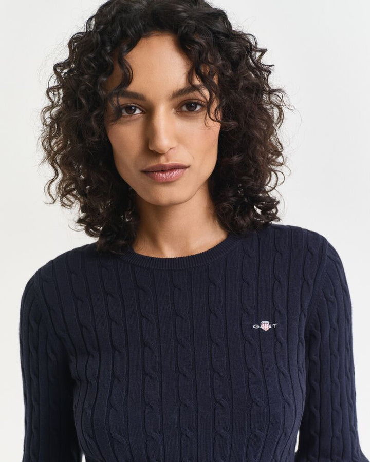 GANT Stretch Cotton Cable C-Neck/Pulover 4800100