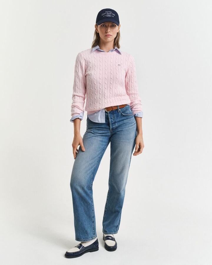 GANT Stretch Cotton Cable C-Neck/Pulover 4800100