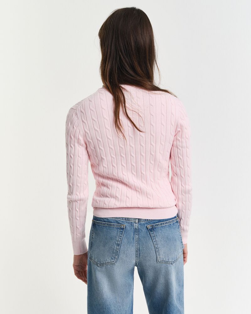 GANT Stretch Cotton Cable V-Neck/Pulover 4800101