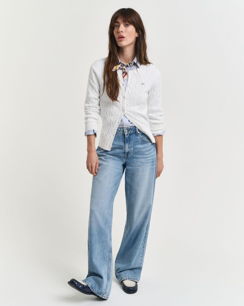 GANT Stretch Cotton Cable Cardigan/Pulover 4800103