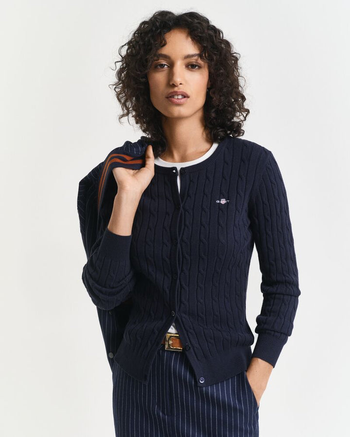 GANT Stretch Cotton Cable Cardigan/Pulover 4800103
