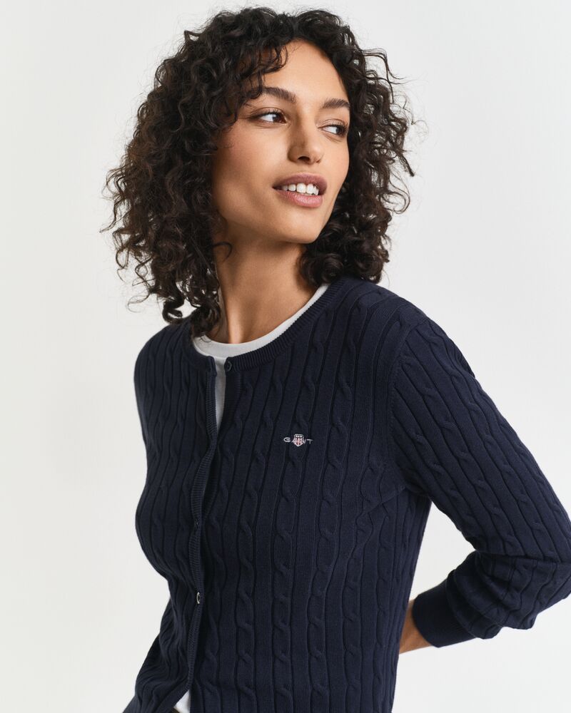 GANT Stretch Cotton Cable Cardigan/Pulover 4800103