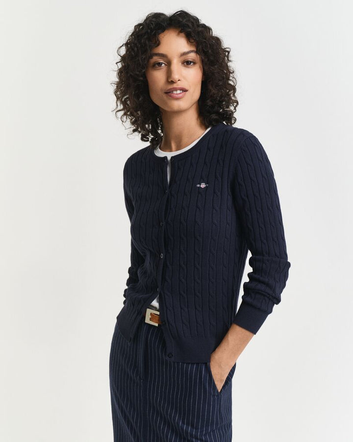 GANT Stretch Cotton Cable Cardigan/Pulover 4800103