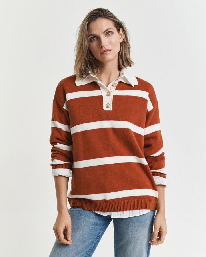 GANT Striped Knit Rugger/Polo majica 4805341