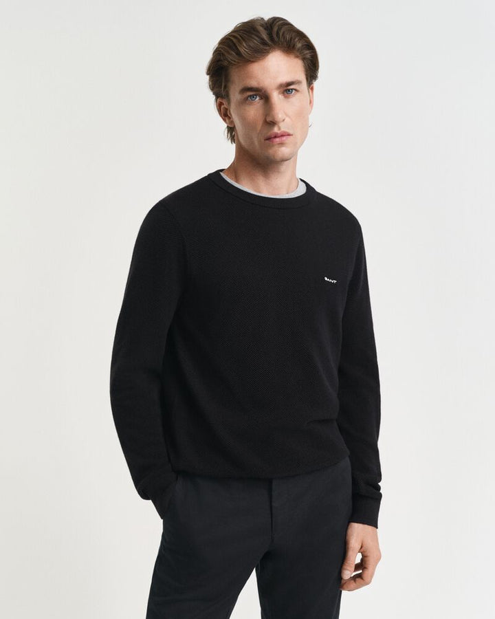 GANT Cotton Pique C-Neck/Pulover 8040521