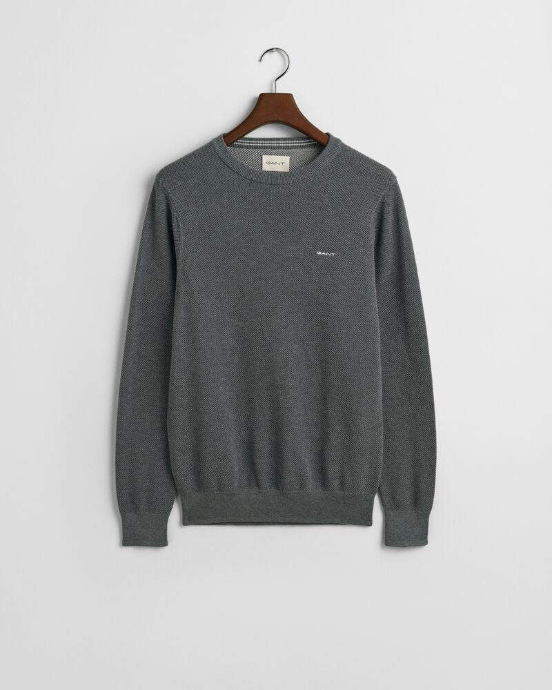 GANT Cotton Pique C-Neck/Pulover 8040521