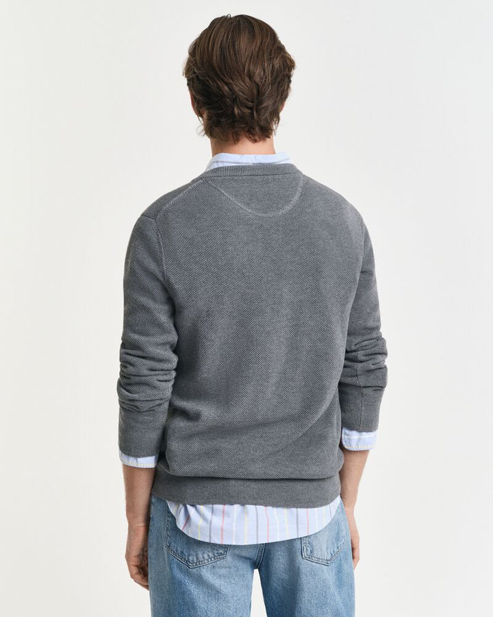 GANT Cotton Pique C-Neck/Pulover 8040521