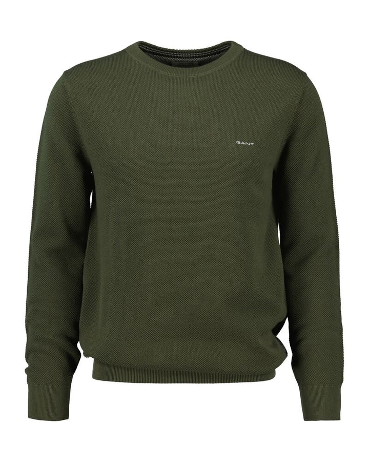 GANT Cotton Pique C-Neck/Pulover 8040521