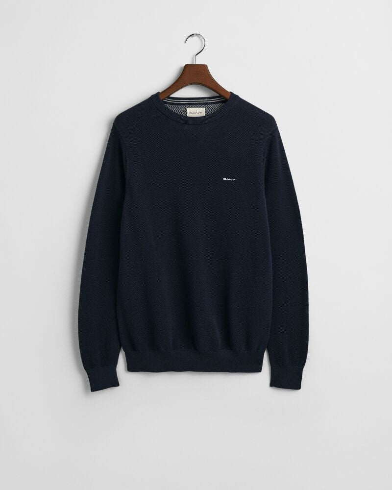 GANT Cotton Pique C-Neck/Pulover 8040521