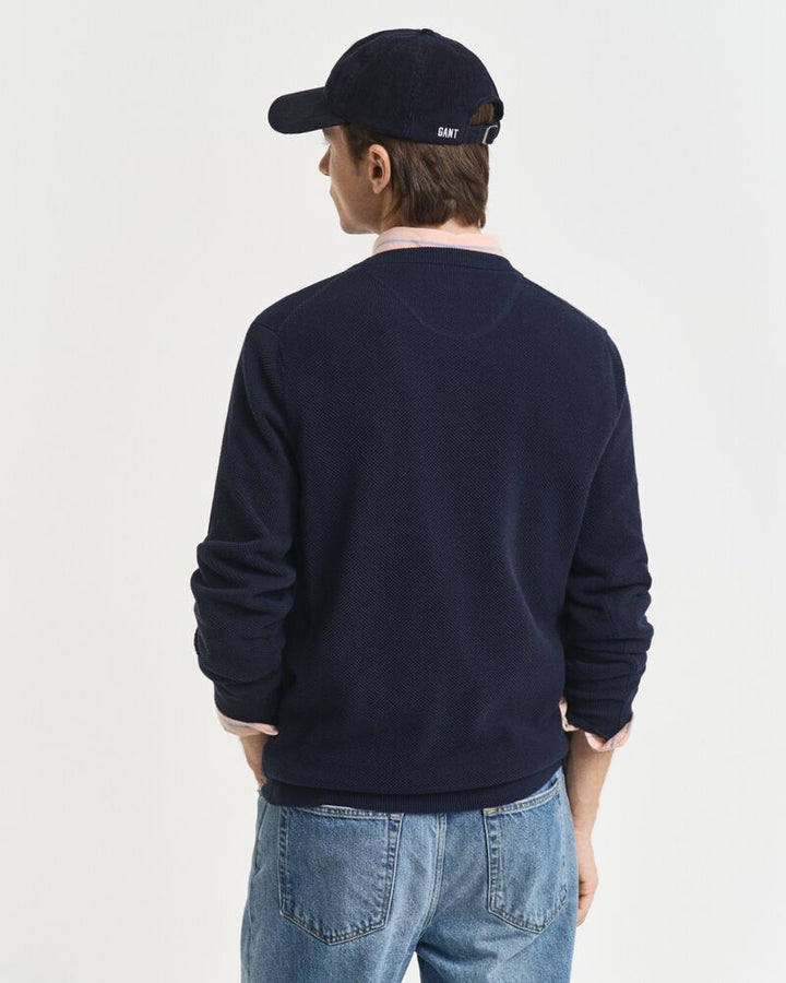 GANT Cotton Pique C-Neck/Pulover 8040521