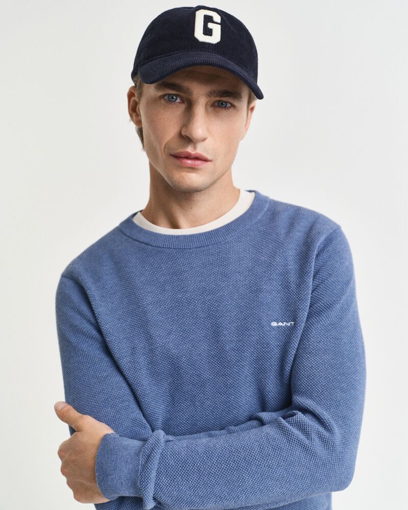GANT Cotton Pique C-Neck/Pulover 8040521