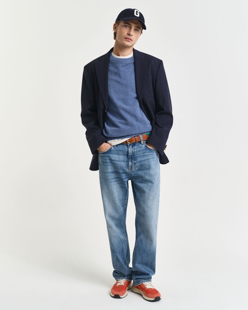 GANT Cotton Pique C-Neck/Pulover 8040521