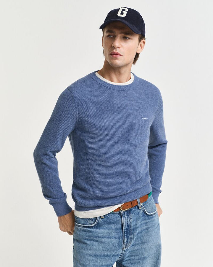 GANT Cotton Pique C-Neck/Pulover 8040521