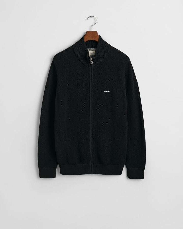 GANT Cotton Pique Zip Cardigan/Pulover 8040524