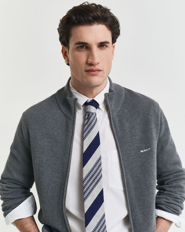 GANT Cotton Pique Zip Cardigan/Pulover 8040524
