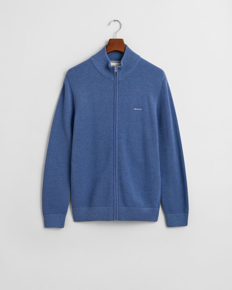 GANT Cotton Pique Zip Cardigan/Pulover 8040524