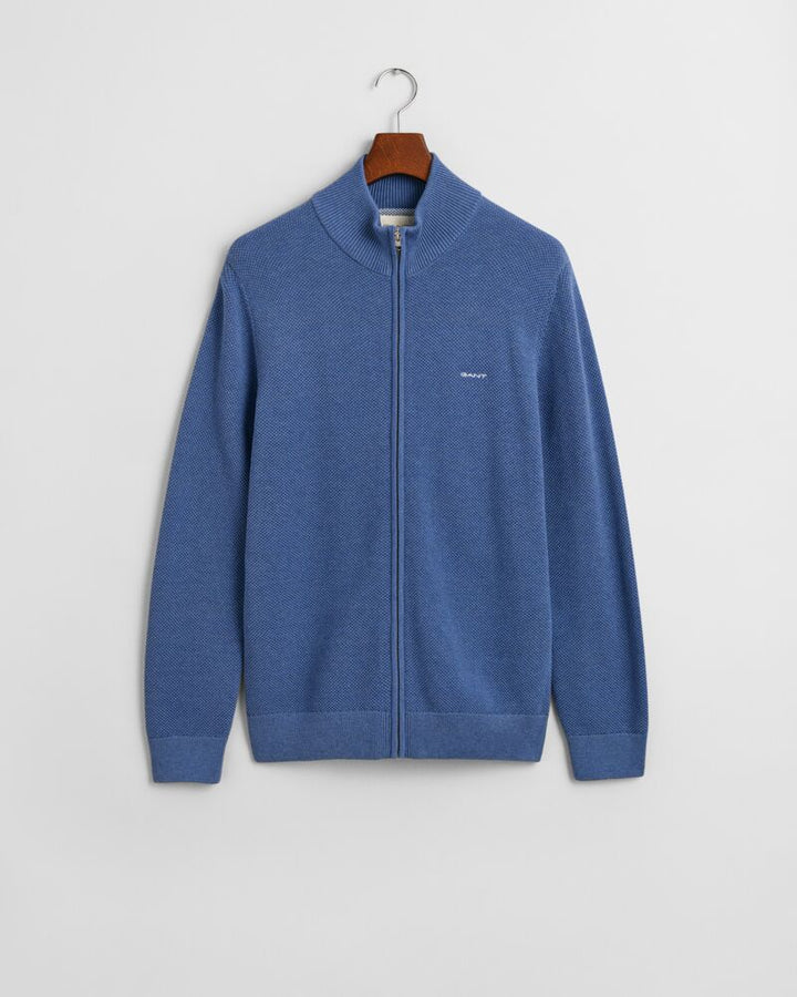 GANT Cotton Pique Zip Cardigan/Pulover 8040524