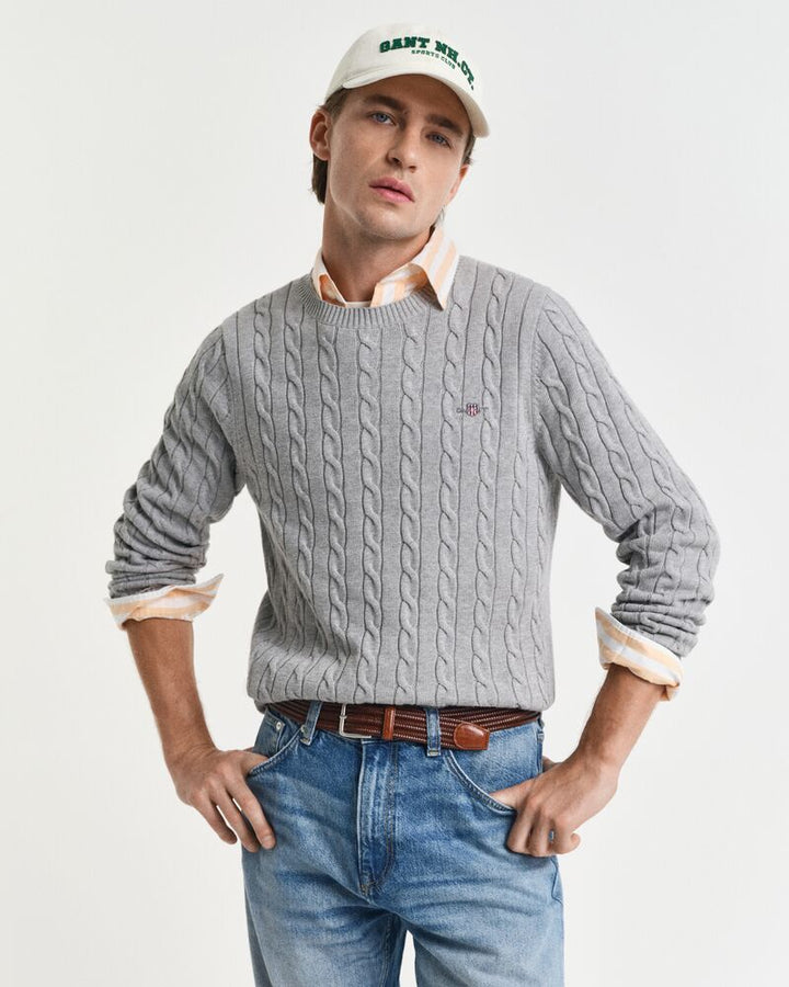 GANT Cotton Cable C-Neck/Pulover 8050601