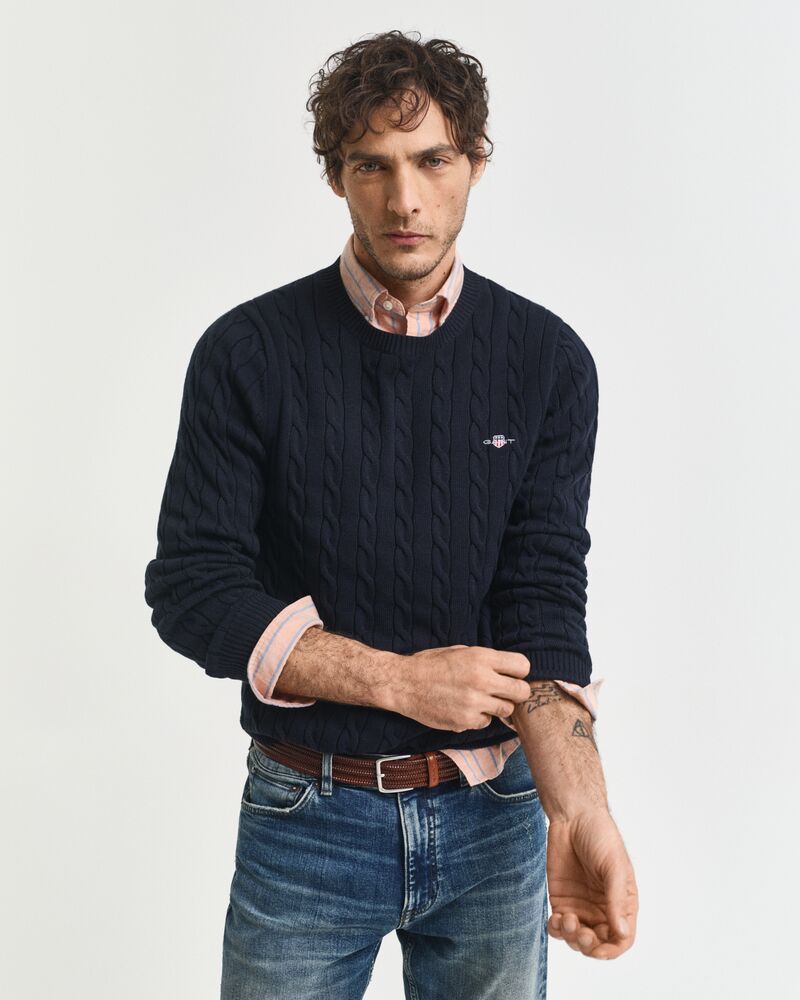 GANT Cotton Cable C-Neck/Pulover 8050601