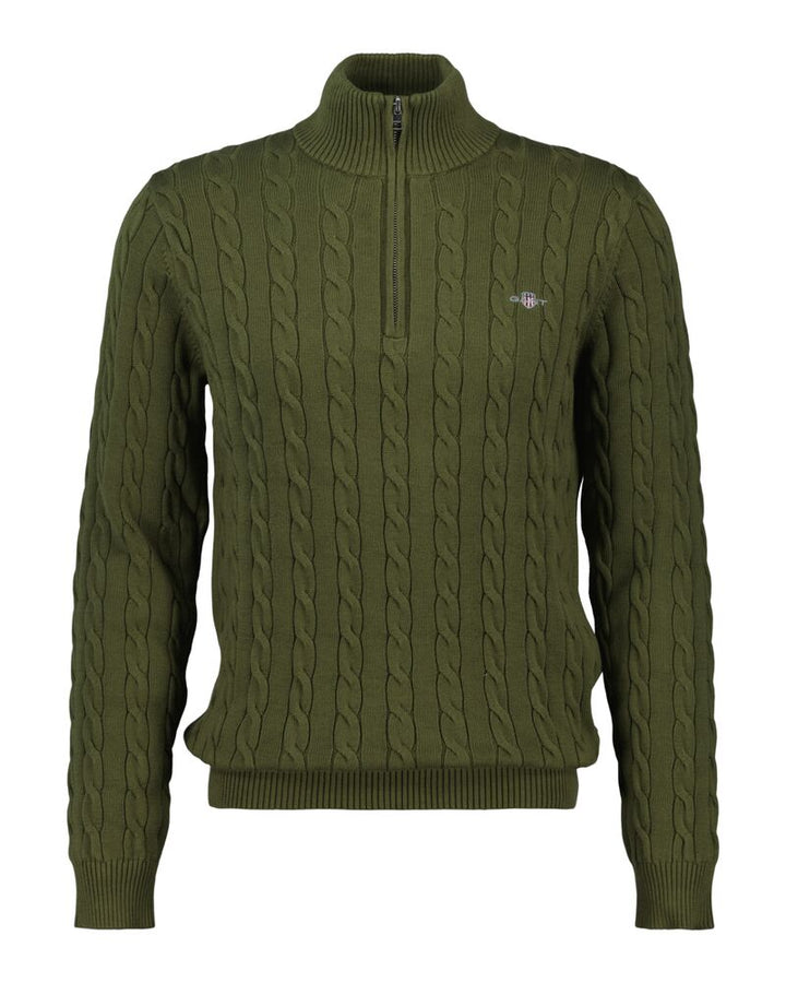 GANT Cotton Cable Half Zip/Pulover 8050603