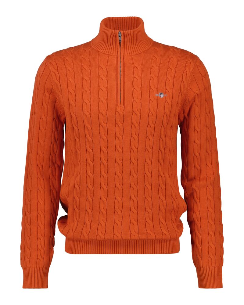 GANT Cotton Cable Half Zip/Pulover 8050603