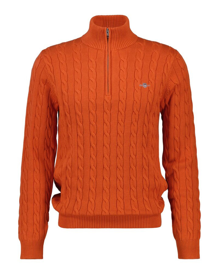 GANT Cotton Cable Half Zip/Pulover 8050603