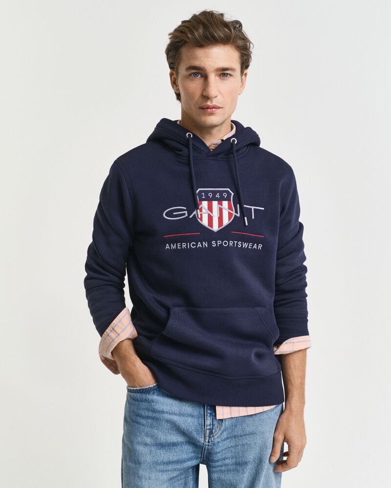 GANT Reg Archive Shield Hoodie/Duks 2047082