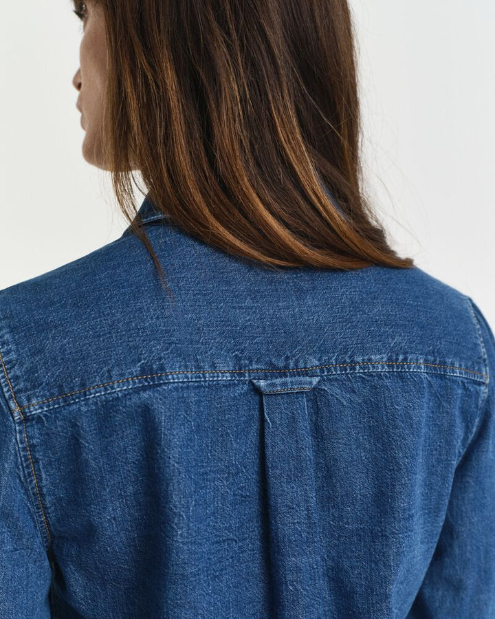 GANT Reg Puff Sleeve Denim Shirt/Košulja 4300539