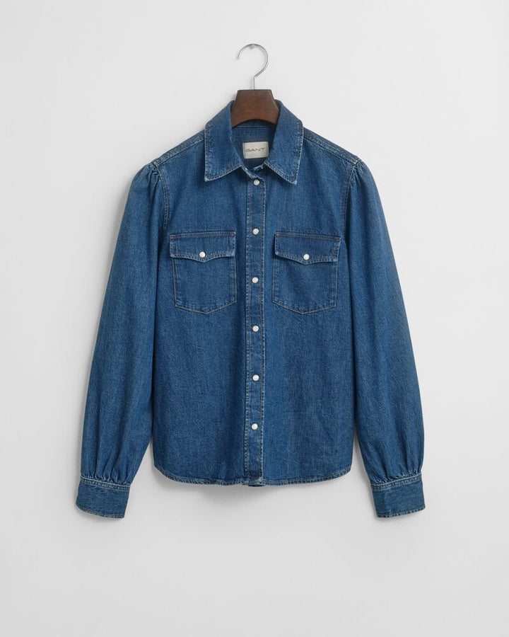 GANT Reg Puff Sleeve Denim Shirt/Košulja 4300539