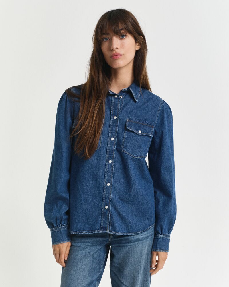 GANT Reg Puff Sleeve Denim Shirt/Košulja 4300539