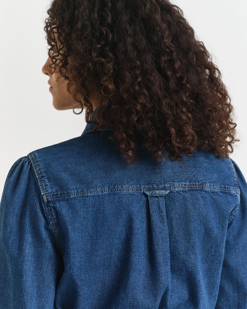 GANT Puff Sleeve Denim Dress/Haljina 4503446