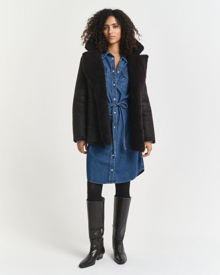 GANT Puff Sleeve Denim Dress/Haljina 4503446