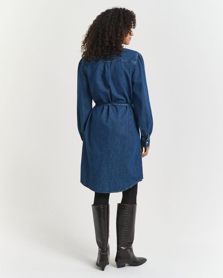 GANT Puff Sleeve Denim Dress/Haljina 4503446