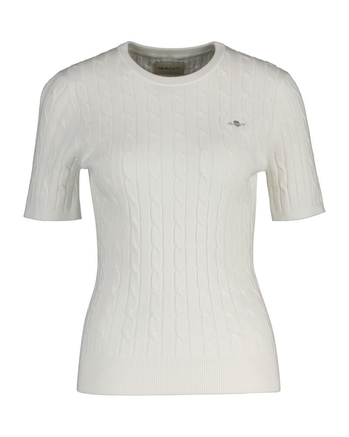 GANT Stretch Cotton Cable Ss C-Neck/Pulover 4800105