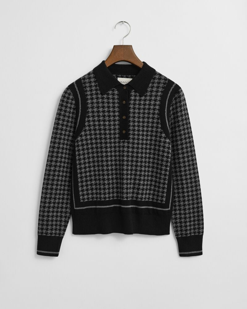 GANT Houndstooth Jacquard Polo/Pulover 4805367