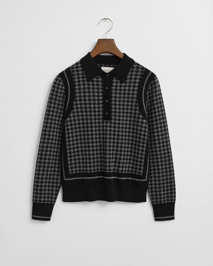 GANT Houndstooth Jacquard Polo/Pulover 4805367