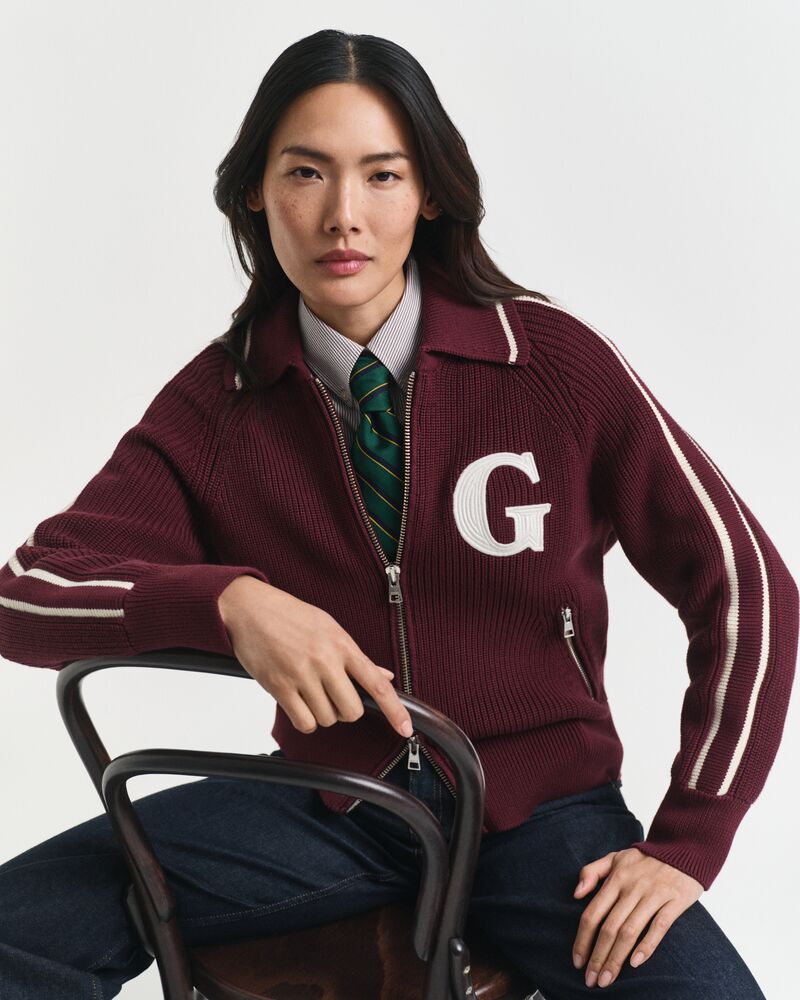 GANT Varsity Zip Cardigan/Pulover 4805369