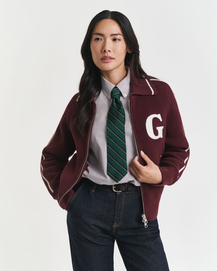 GANT Varsity Zip Cardigan/Pulover 4805369