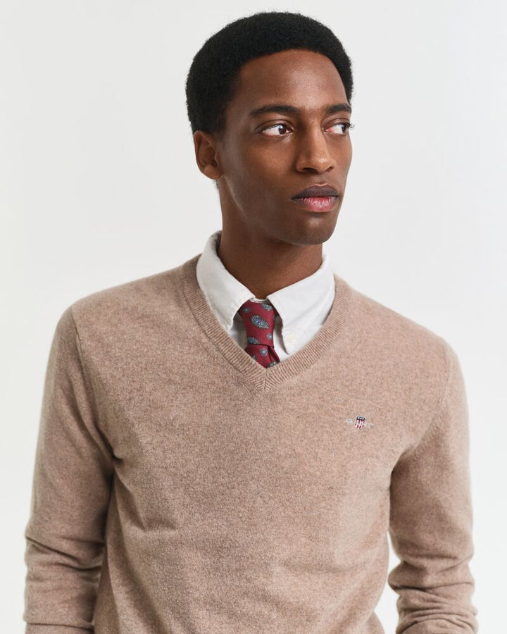 GANT Superfine Lambswool V-Neck/Pulover 87212