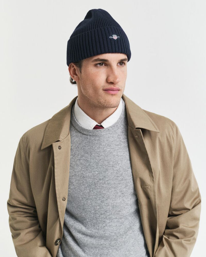 GANT Cotton Blend Logo Beanie/Kapa  9910054