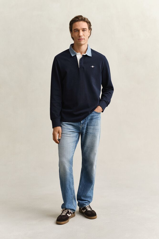 GANT Chambray Collar Heavy Rugger /Polo majica 2004082