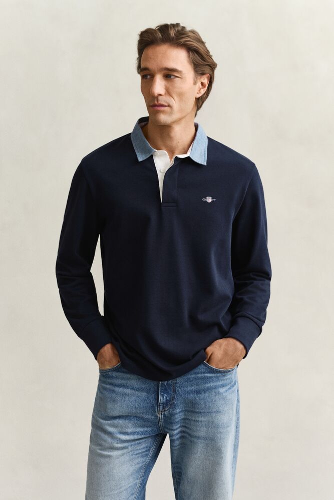 GANT Chambray Collar Heavy Rugger /Polo majica 2004082