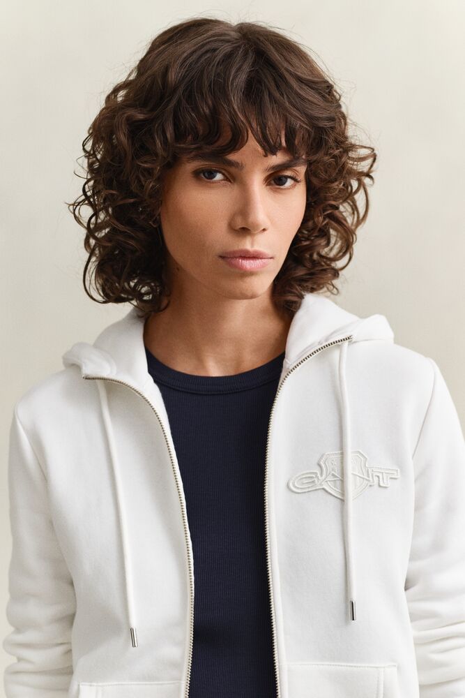 GANT Tonal Shield Zip Hoodie/Duks 4202588