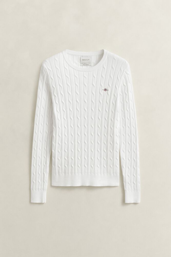 GANT Cable Knit Crew Neck Sweater/Pulover 4800100